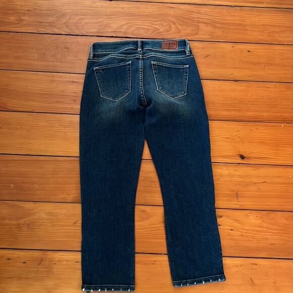 *Guess* NWT Sz 25 1981 Stretch Ankle Zip Crop Ankle Jeans - Picture 10 of 14